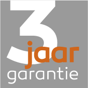 3 jaar garantie